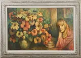 PA artist by W Cortland Butterfield, oil no masonite, sold Jan 2024