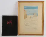 Untitled by Maurice Brianchon, lithograph "La Plage", sold Feb 2024