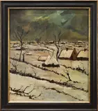 Untitled by Albert Saverys, oil on canvas, sold Mar 2022
