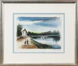 Untitled by Maurice de Vlaminck, lithograph in colors, sold Mar 2022