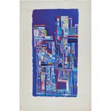 Broadway by Maria Helena Vieira da Silva, 1993, lithograph in colors, sold Mar 2022