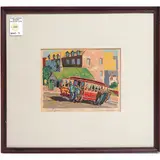 California Street by Harry D. Reeks, screenprint, sold Mar 2022
