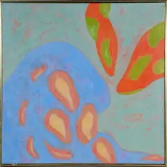 Tunitias by Allen Lynch, 1964, oil on canvas, sold Mar 2022