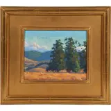 Summer Evening by Carol Peek, 1993, oil on board, sold Mar 2022