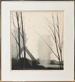 Untitled (landscape) by Robert Kipniss, lithograph, sold Mar 2022