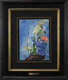 Printemps by Marc Chagall, 1938, lithograph in colors, sold Mar 2022