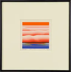 Untitled by Fumio Tomita, screenprint, sold Mar 2022