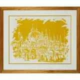 San Marco by Jimilu Mason, 1973, screenprint, sold Mar 2022