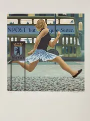 DAVID ALEXANDER COLVILLE - Berlin Bus by Various Artists, 1993, offset lithograph, sold Apr 2026