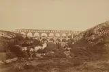 Pont du Gard, 1855 by Édouard Baldus, 1855, albumen print from a waxed paper negative, sold Apr 2026