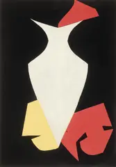Amphore et ses ombres, 1964 by Jean Arp, 1964, collage on paper, sold May 2026