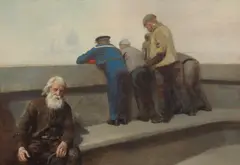On London Bridge, 1897 by Frederic Marlett Bell-Smith, 1897, oil on canvas, sold May 2026