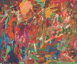 Ont des oreilles attentives, 1977 by Pierre Gauvreau, 1977, oil on board, sold May 2026