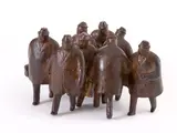 Men on the Move, 1984 by William McElcheran, 1984, bronze, sold May 2026