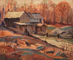Farm Landscape, 1941, 1941 by Frederick Grant Banting, 1941, oil on board, sold May 2026