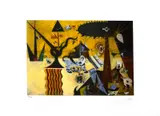 École Espagnol by Joan Miró, lithograph, sold Feb 2021