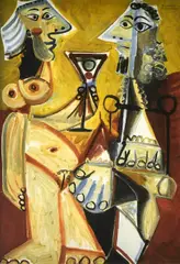(École d'espagnol) by Pablo Picasso, lithograph, sold Feb 2021