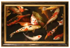 The Meeting by Judith Dy'Ans, oil on canvas, sold May 2024