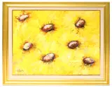 Les Soleils by Nicole Sebille, oil on canvas. Owner paid $5000. Provenance: Estate of Kenneth Moore, sold May 2024