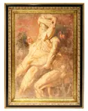 Battle for Deianira by Tomasz Rut, oil on canvas, sold May 2024