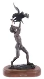 Territorial Instincts by Sid Foreman, Bronze, sold Mar 2023