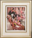Brown Lady by Peter Max, Lithograph in Colors, sold Dec 2023