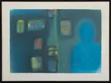 Untitled by Le Lieu Browne, pastel drawing on paper, sold Dec 2023