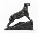 Lioness Standing On Sloped Base by Dylan Lewis, Bronze Sculpture, sold Jan 2024