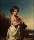 Portrait of a young girl by J. P Drew, Oil on canvas -34 x, sold Oct 2025