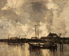 A Break in the Clouds by William Alfred Gibson, Oil on canvas -49 x, sold Oct 2025
