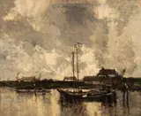 A Break in the Clouds by William Alfred Gibson, Oil on canvas -49 x, sold Oct 2025