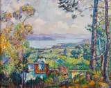After Henri Lebasque - Port de Saint Tropez by Susie Ray, 1993, Oil on canvas, offered Oct 2025
