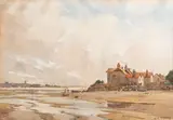 An estuary view by John Christopher Temple Willis, Watercolour, sold Oct 2025