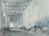 White Interior by William Russell Flint, pencil, sold Oct 2025