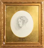 Portrait of Mary Pearson - Pencil - 17 by William Boxall, Pencil, sold Oct 2025