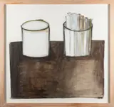 Untitled by Jessica Cooper, 2004, Acrylic and pencil on canvas -, sold Oct 2025