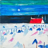 Untitled by William Findley Burns, oil, sold Oct 2025