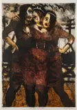 Untitled by Corina Button, etching, offered Oct 2025