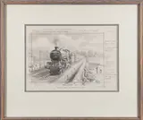 The Road to Kyle by Withdrawn Lot Philip Hawkins, pencil, offered Aug 2025