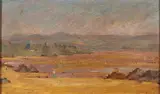 Cardoness Shore - Bay of Fleet - Oil by Rachel Ann Le Bas Neac, Oil on board, offered Jul 2025