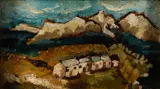 Atlantic Drive by Leslie Zukor, Oil on panel, sold Jul 2025