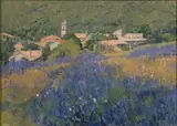Return to Barracks - Oil by Christopher Miers, Oil on board, sold Jul 2025