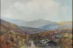 Taw Marsh by Frederick John Widgery, Gouache and watercolour -51 x, offered Jul 2025