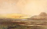 Evening Glow by Charles Edward Hern, Watercolour -31 x, offered Jul 2025