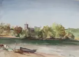 Stoke Gabriel by Francis Russell Flint, 1948, Watercolour, sold Jul 2025