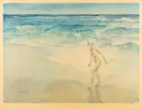 The Waves by William Russell Flint, pencil, sold Jul 2025