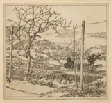Early Spring by Robert Austin, Etching -19 x, sold Jul 2025
