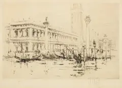 The Library by William Walcot, pencil, sold Jul 2025