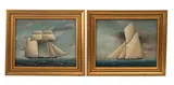 The schooners Sea Nymph by Christopher J. Guise, oil, sold Jun 2025