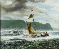 Nellie Bywater by Paul Deacon, oil on canvas, sold Jun 2025
